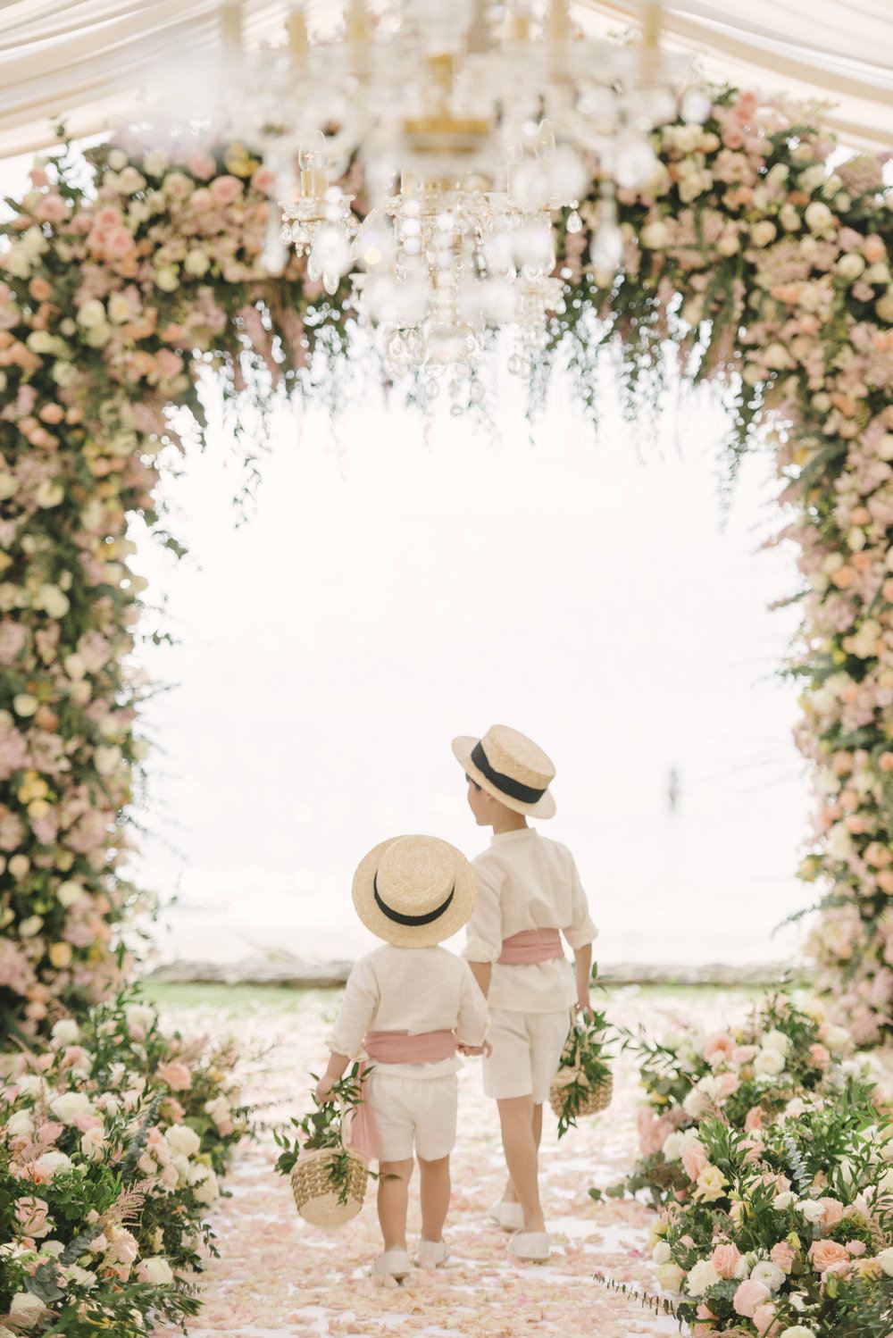 Intimate Thailand Wedding Pastel Garden 01