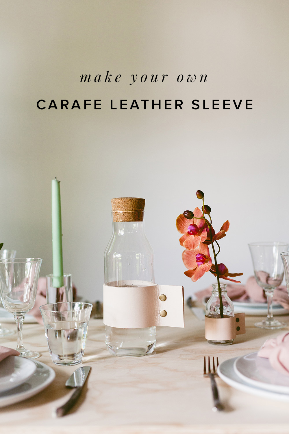 Leather Sleeve DIY