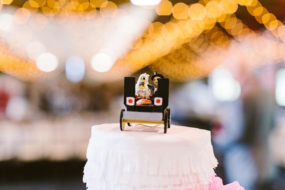 day of the dead wedding cake topper